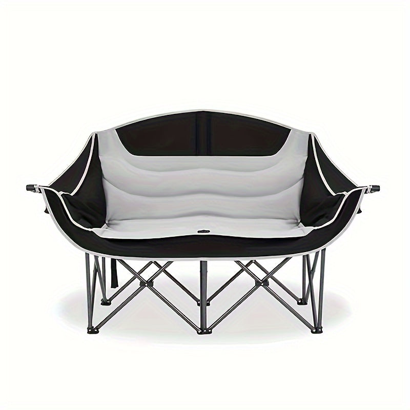2-Person Folding Loveseat Camping Chair Outdoor
